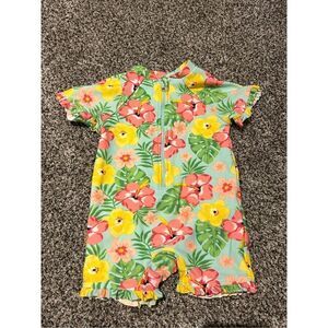 Little me bathing suit size 6-9mos C40-34
